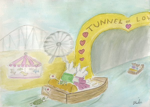 Rabbits enter tunnel of love - Challenges